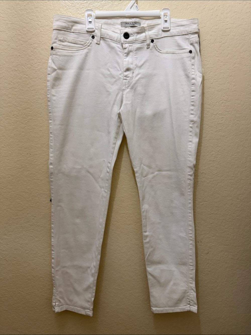 Rich & Skinny Women's Slim White Jeans